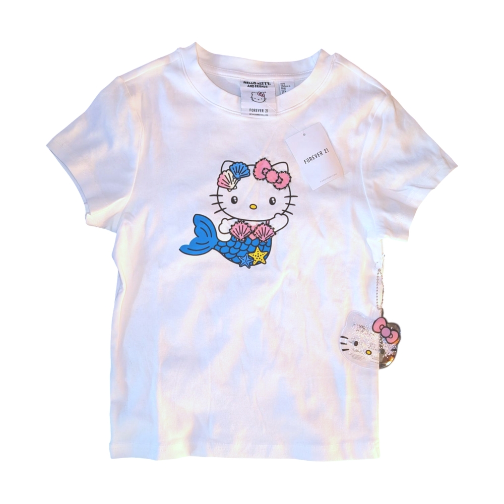 forever 21 hello kitty mermaid shirt
